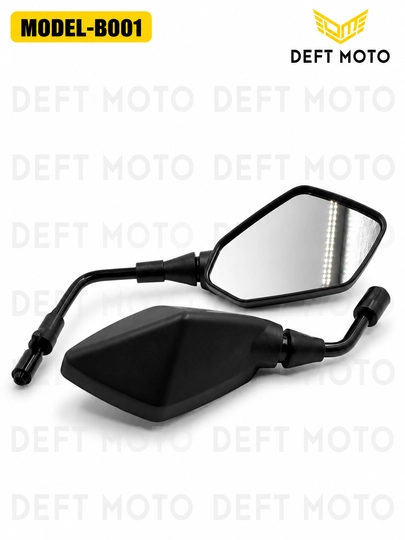 Mototsikl va skuterlar uchun yon ko‘zgu, 8 mm rezba, MODEL B001 - 