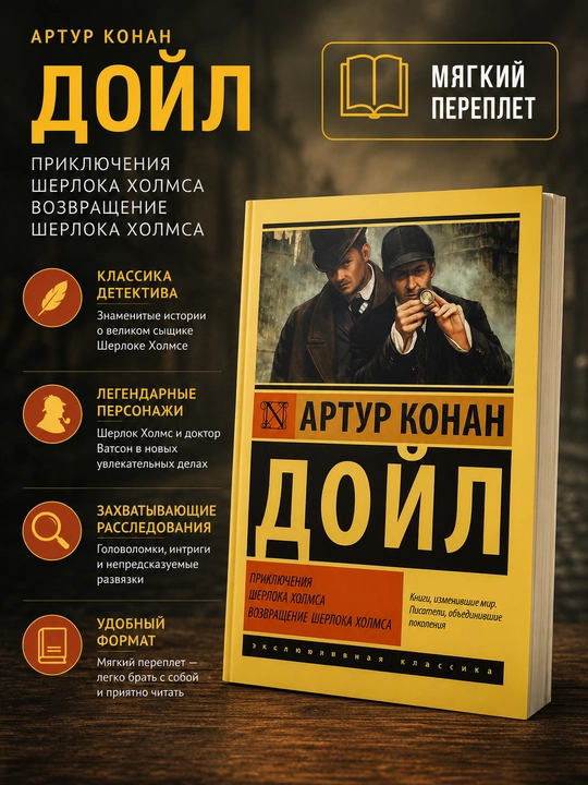 Sherlok Xolms sarguzashtlari, Artur Konan Doyl - 