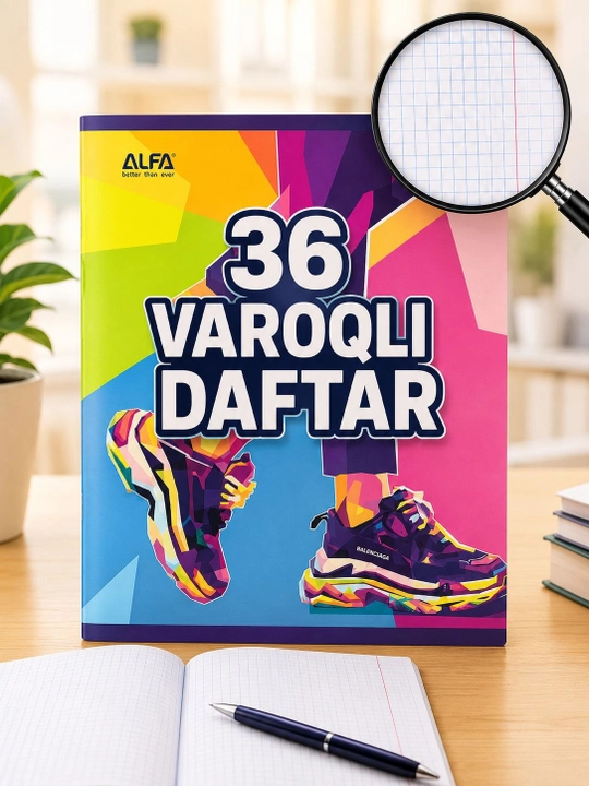 Katak daftar, 36 varaq - 