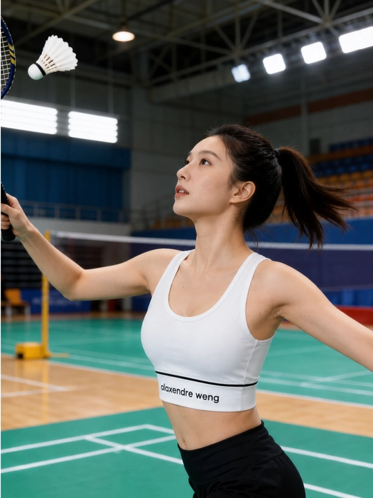 Ayollar sport krop-topi, fitnes-siynaband, yengil nafas oluvchi top, 42-48