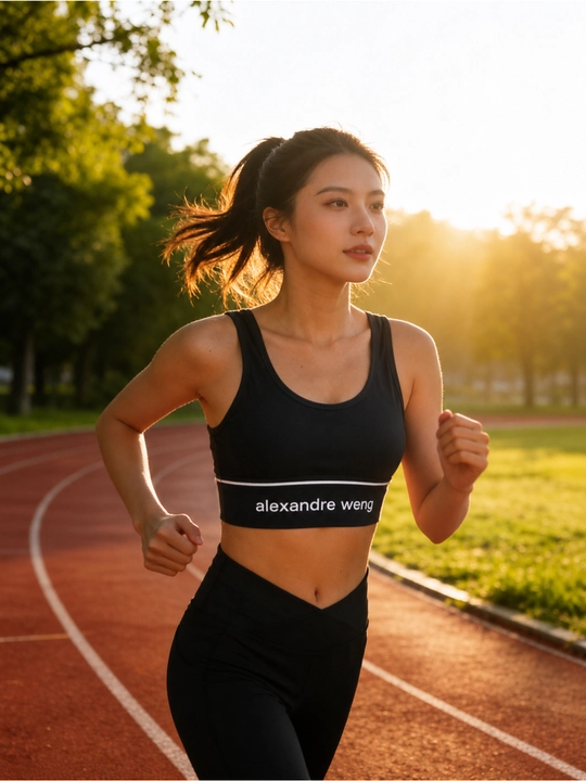 Ayollar sport krop-topi, fitnes-siynaband, yengil nafas oluvchi top, 42-48