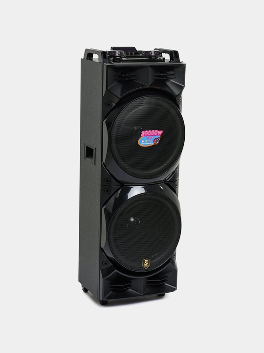 Katta simsiz kolonka AVCROWNS, 2 ta mikrofonli karaoke, bluetooth karnay, portativ kalonka
