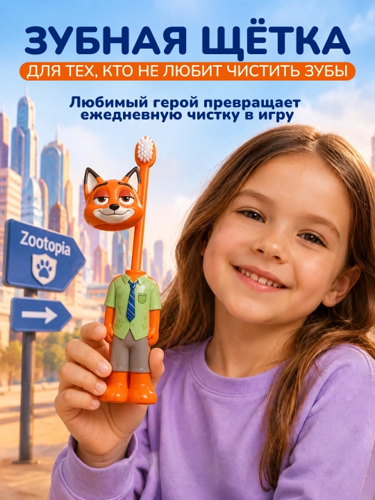 Bolalar tish cho‘tkasi, bolalar tish cho‘tkasi, Minecraft, Mario, Labubu, Zootopia - 