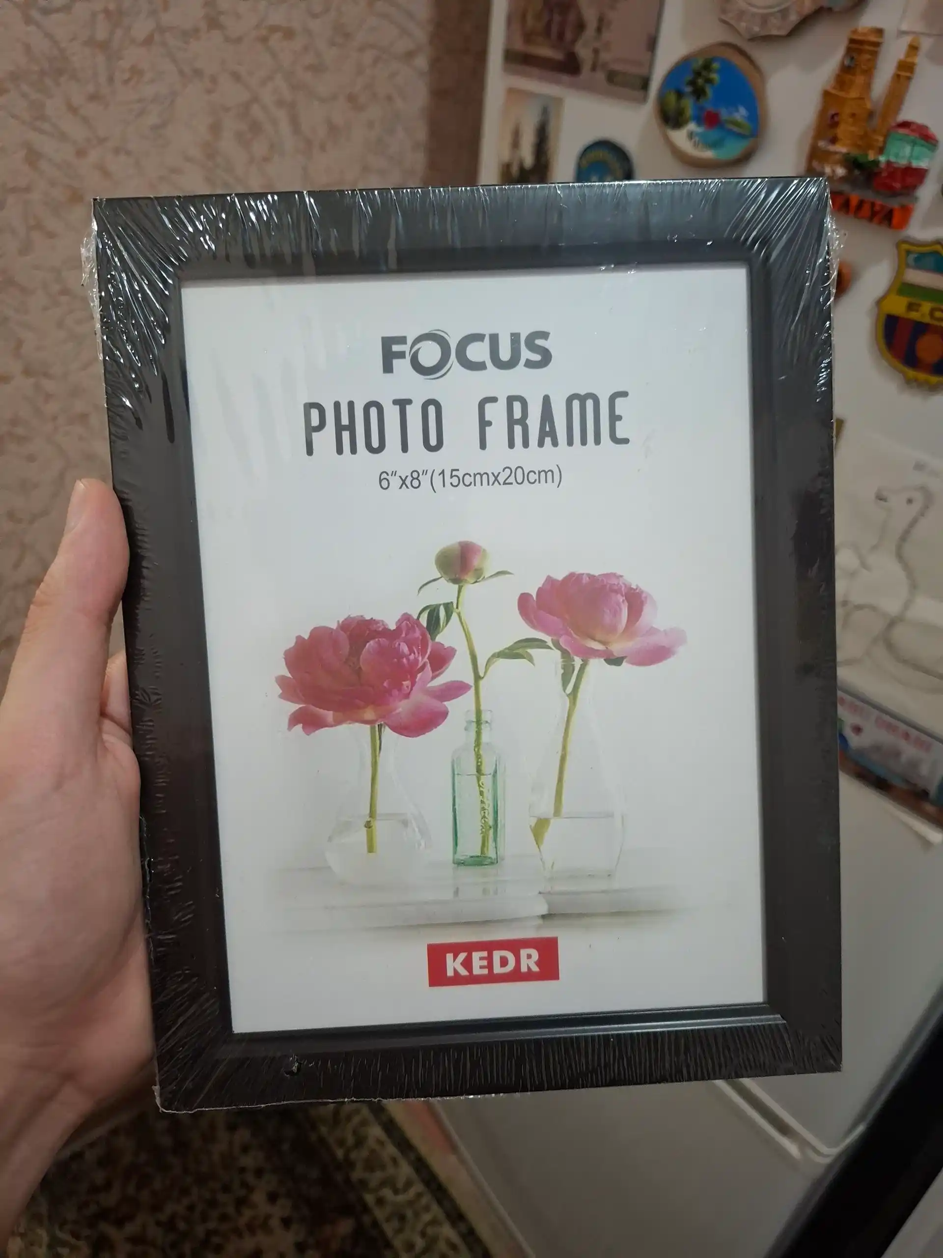 Akril oynali 15×20 sm o‘lchamli foto ramka - fotosuratlar uchun