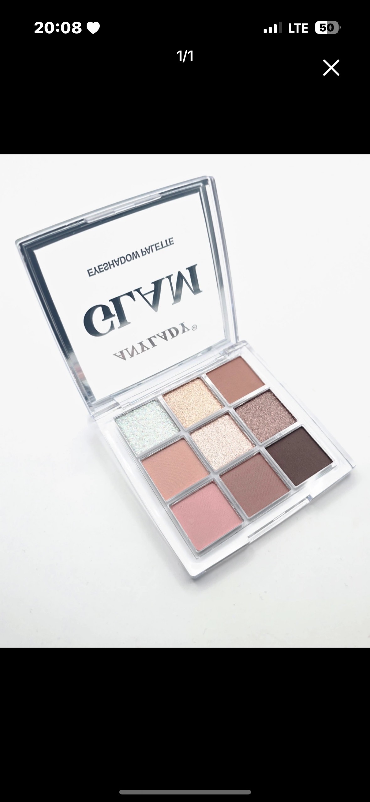 Палетка теней AnyLady Glam,матовые и блестящие, для ежедневного профессионального макияжа