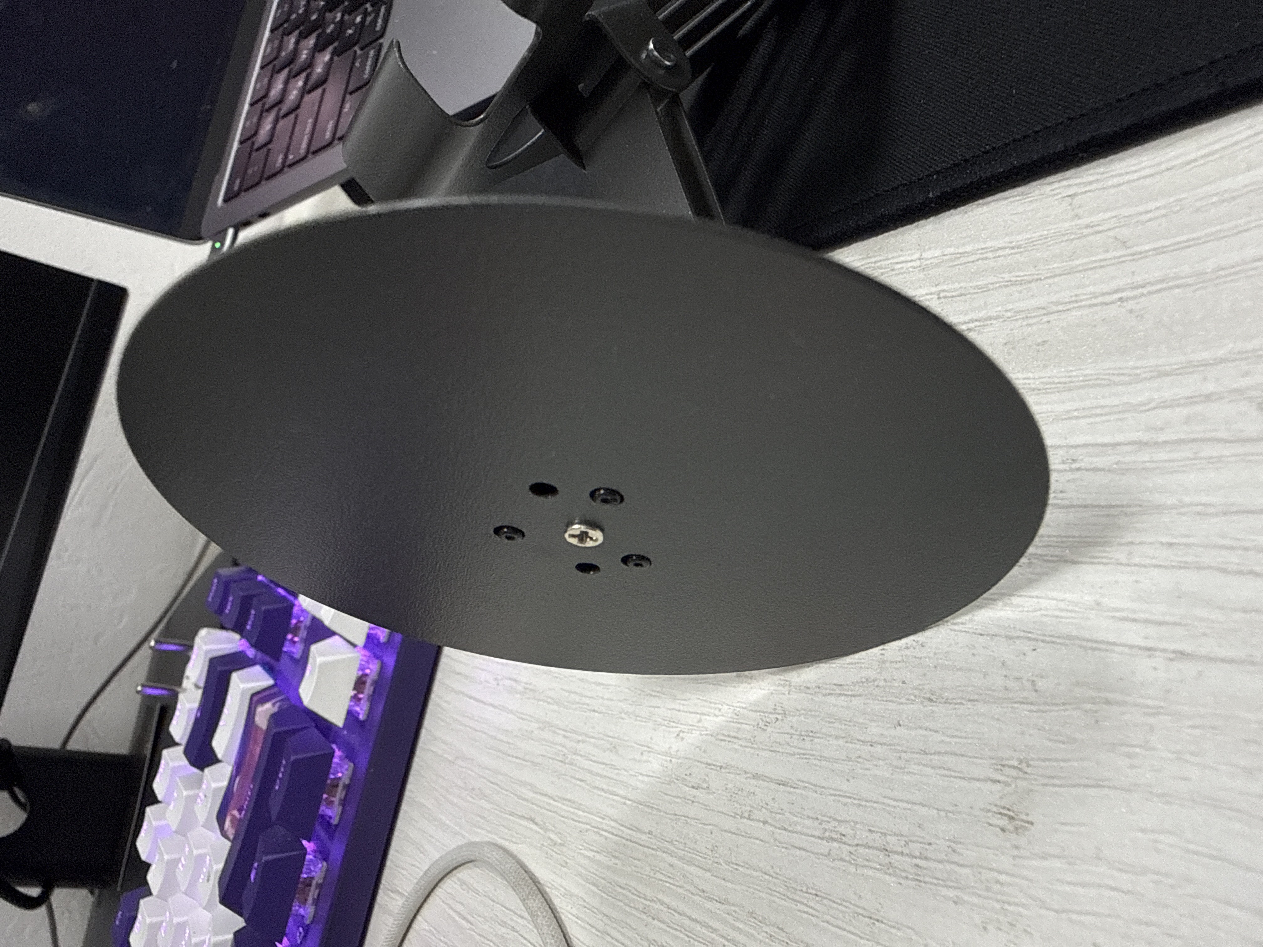 Telefon va planshetlar uchun 360 gradusga buriladigan metall tutqich, telefon pastafka