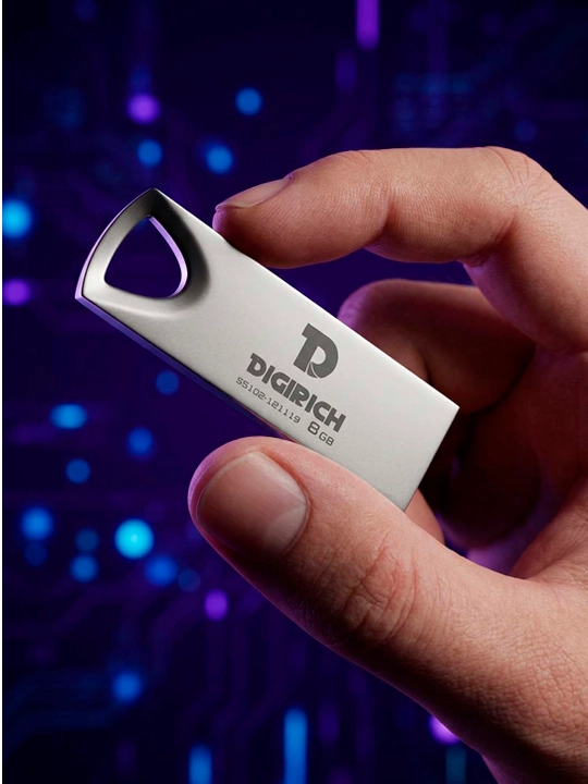 Флешка Digirich Ritz металлическая USB 2.0, 2/4/8/16/32ГБ