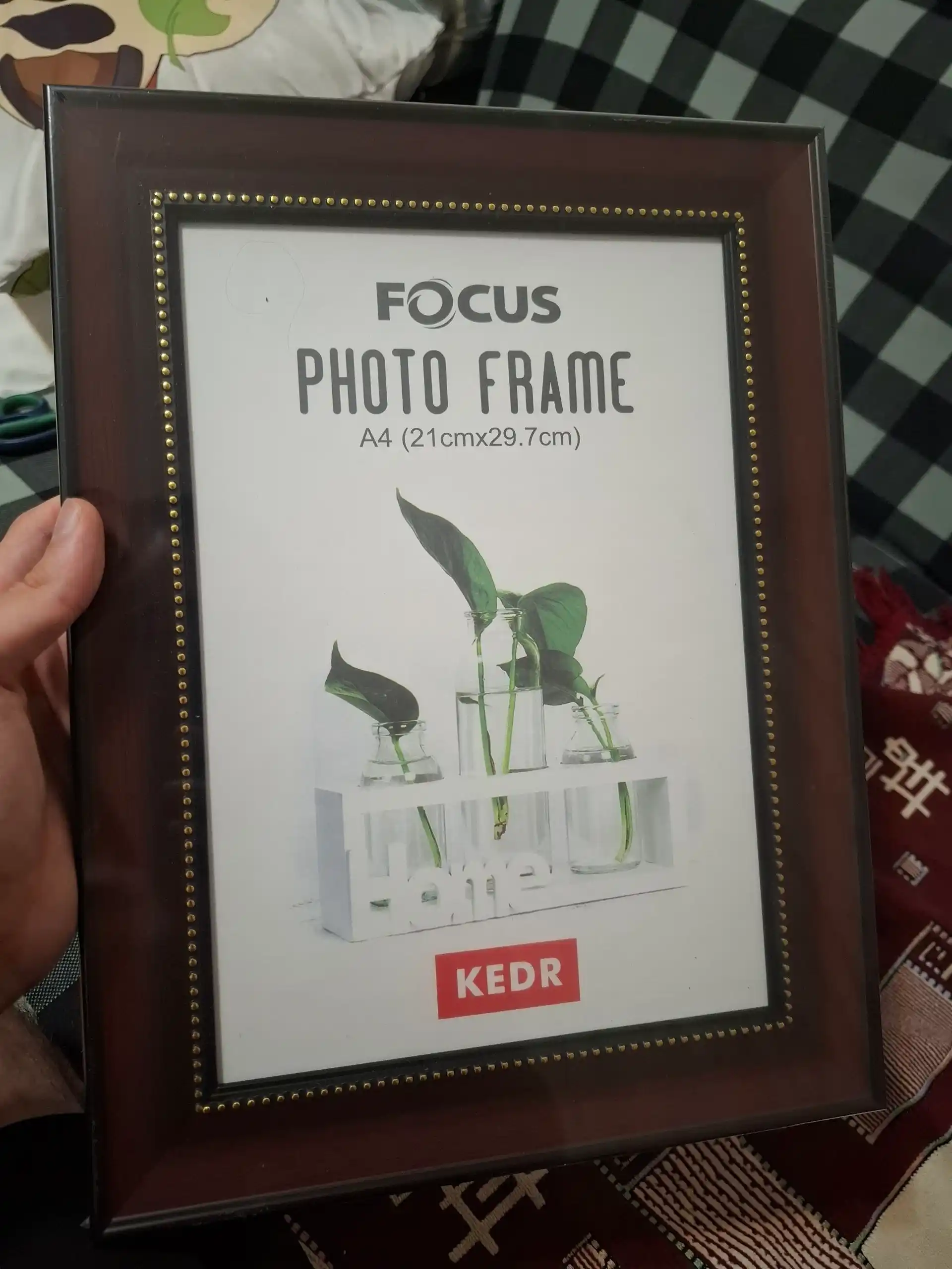 A4 21×29 sm o‘lchamdagi fotosuratlar uchun baget ramka, premium, akril oynali