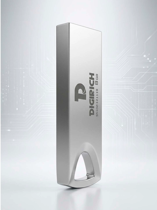 Флешка Digirich Acier металлическая USB 3.0/2.0, 2/4/8/16/32ГБ