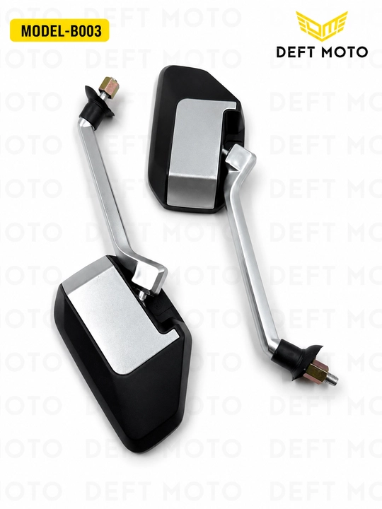 Skuter uchun orqa ko‘rish oynalari DEFT MOTO B003, 8 mm rezba, 2 dona - 