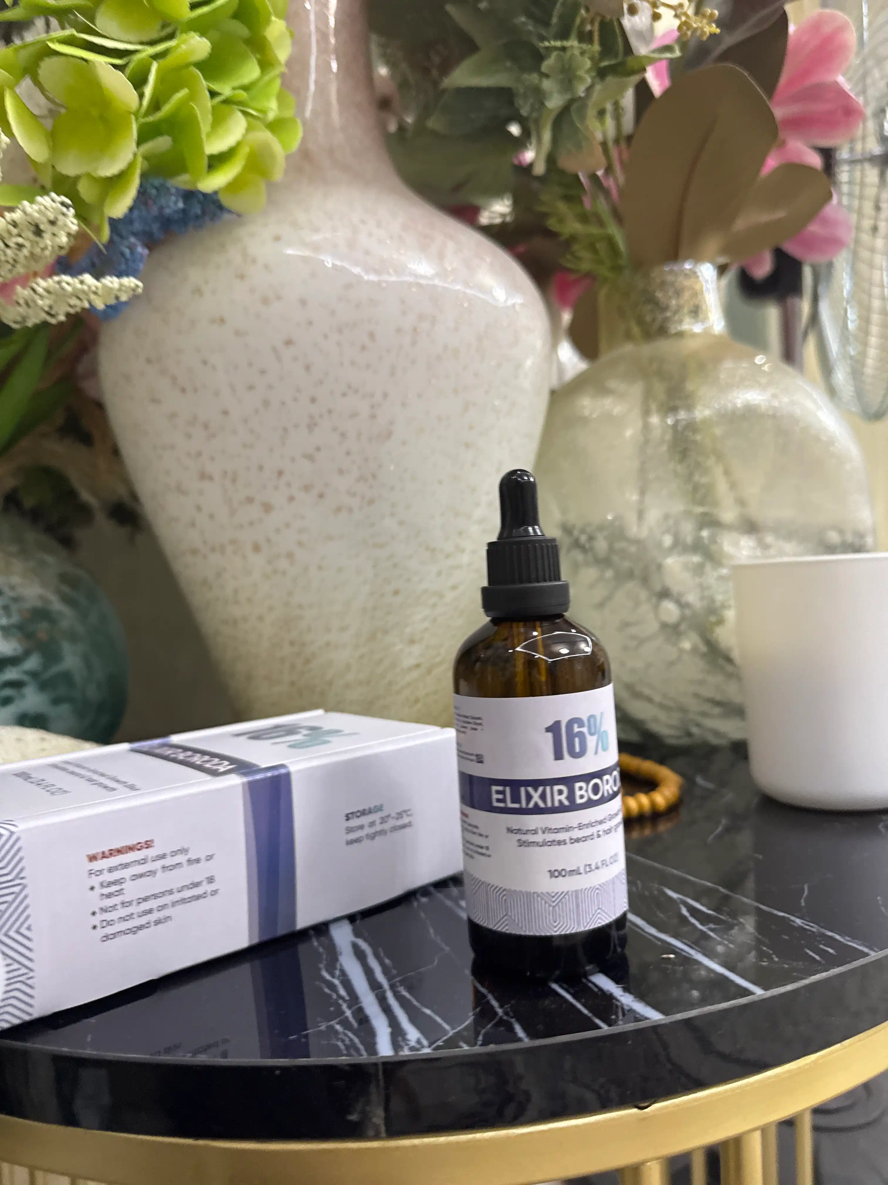 Elixir Boroda 16% – средство для роста волос и бороды Миноксидил