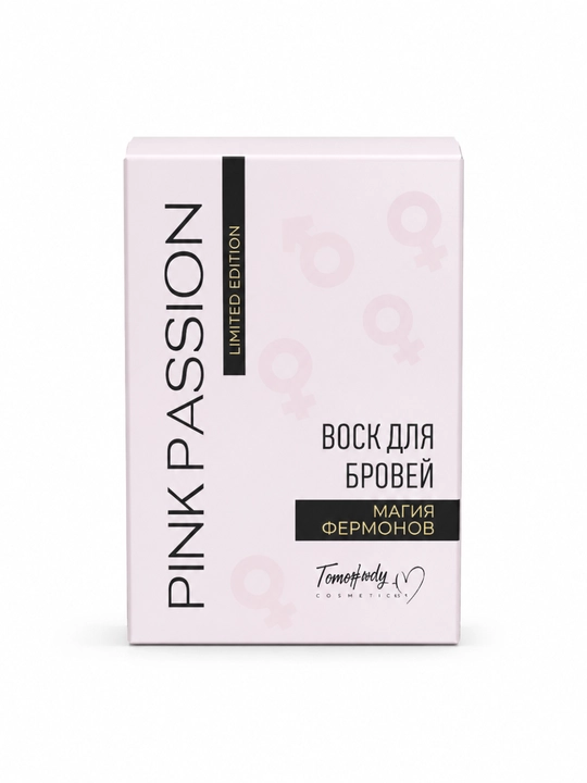 PINK PASSION qoshlar uchun mumli fiksator, qoshlarni to‘g‘rilash va mahkamlash uchun gel