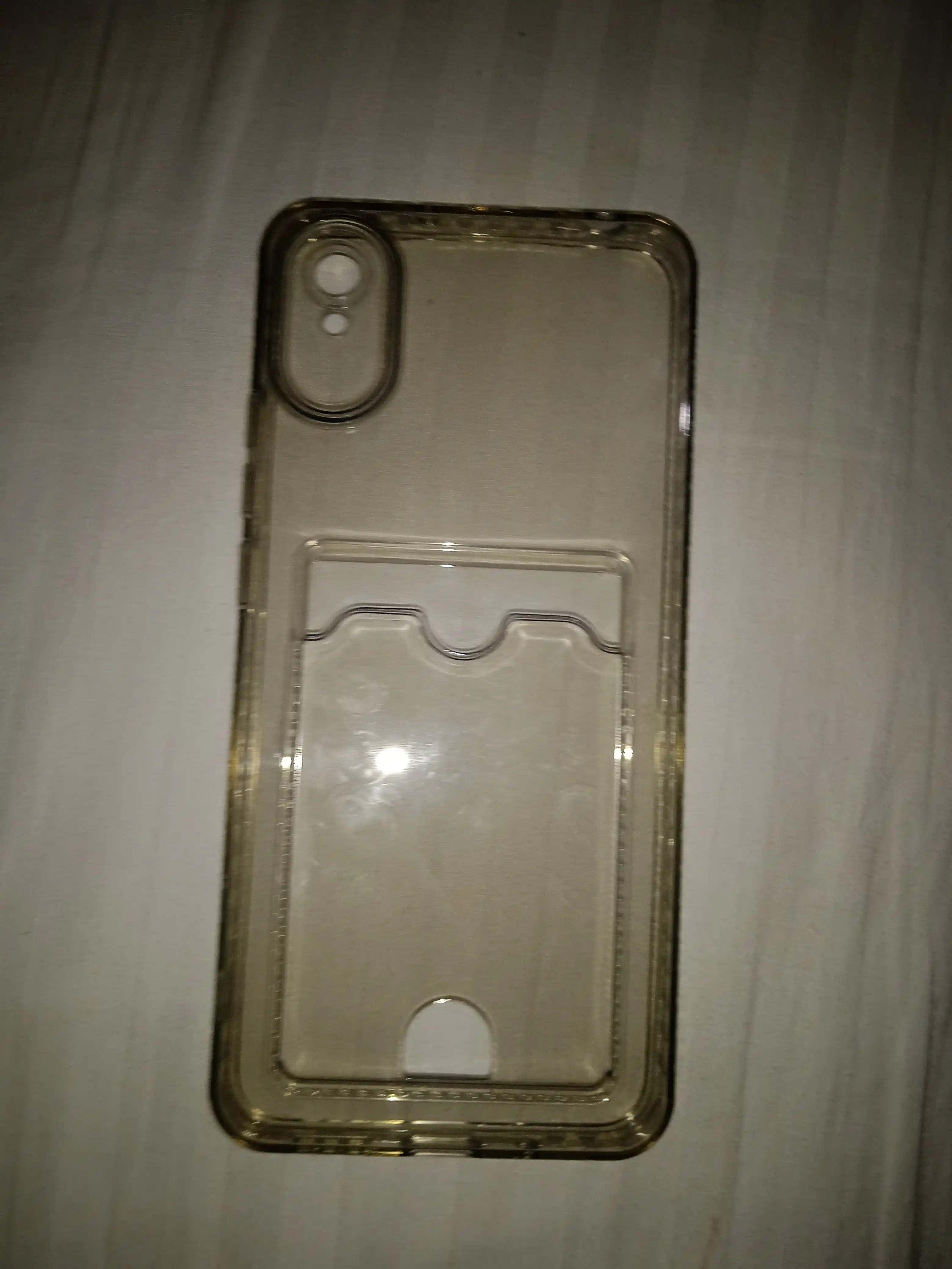 Redmi Telefon uchun shaffof g‘ilof, karta bo‘limi bilan, CASE