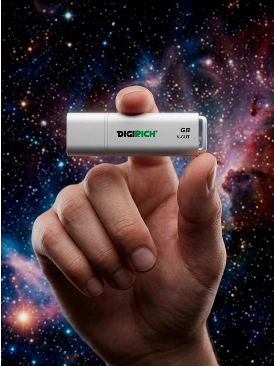 Флешка Digirich USB 2.0 пластиковая, 4/8/16/32/64ГБ