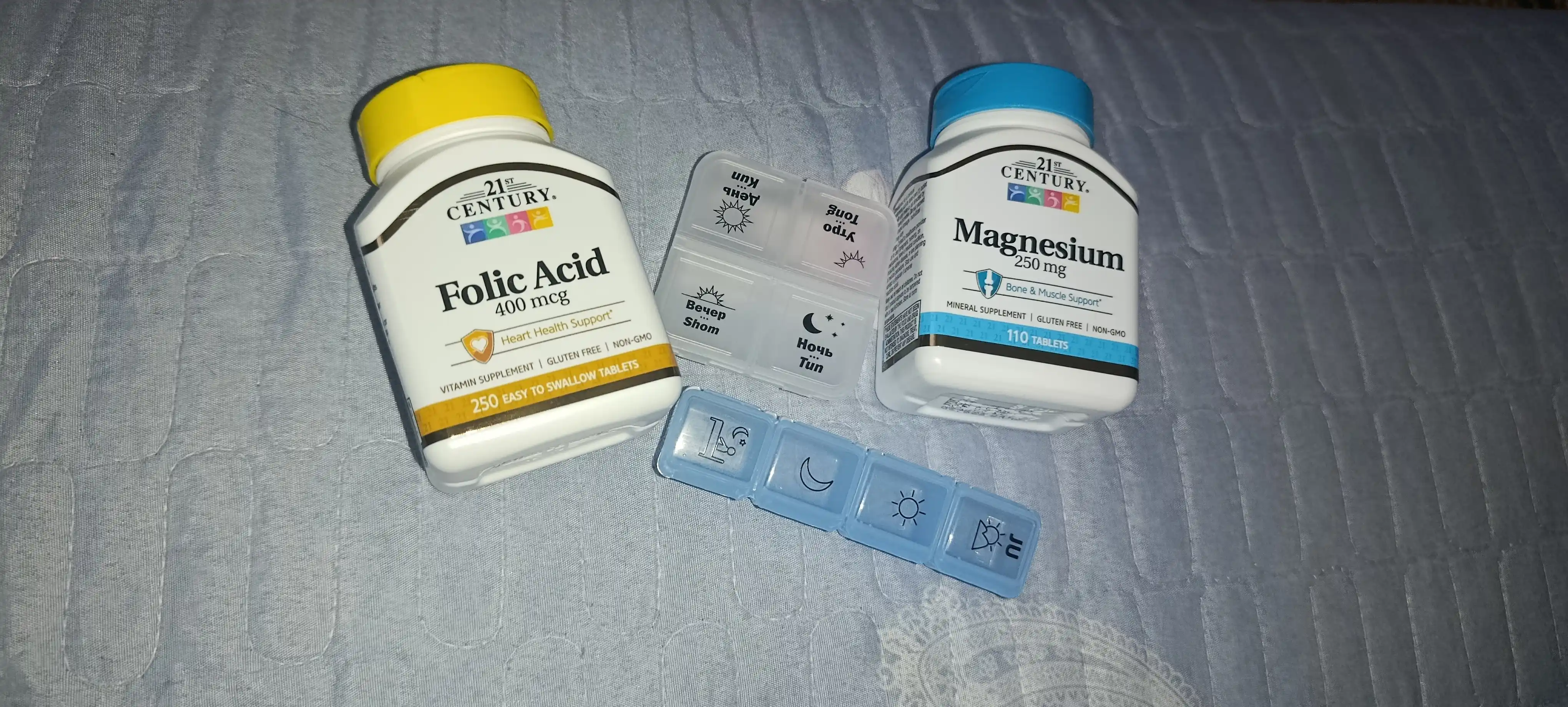 21st Century Magniy 250 mg, asab tizimi va mushaklar uchun (AQSH), 110 tabletka, Halol