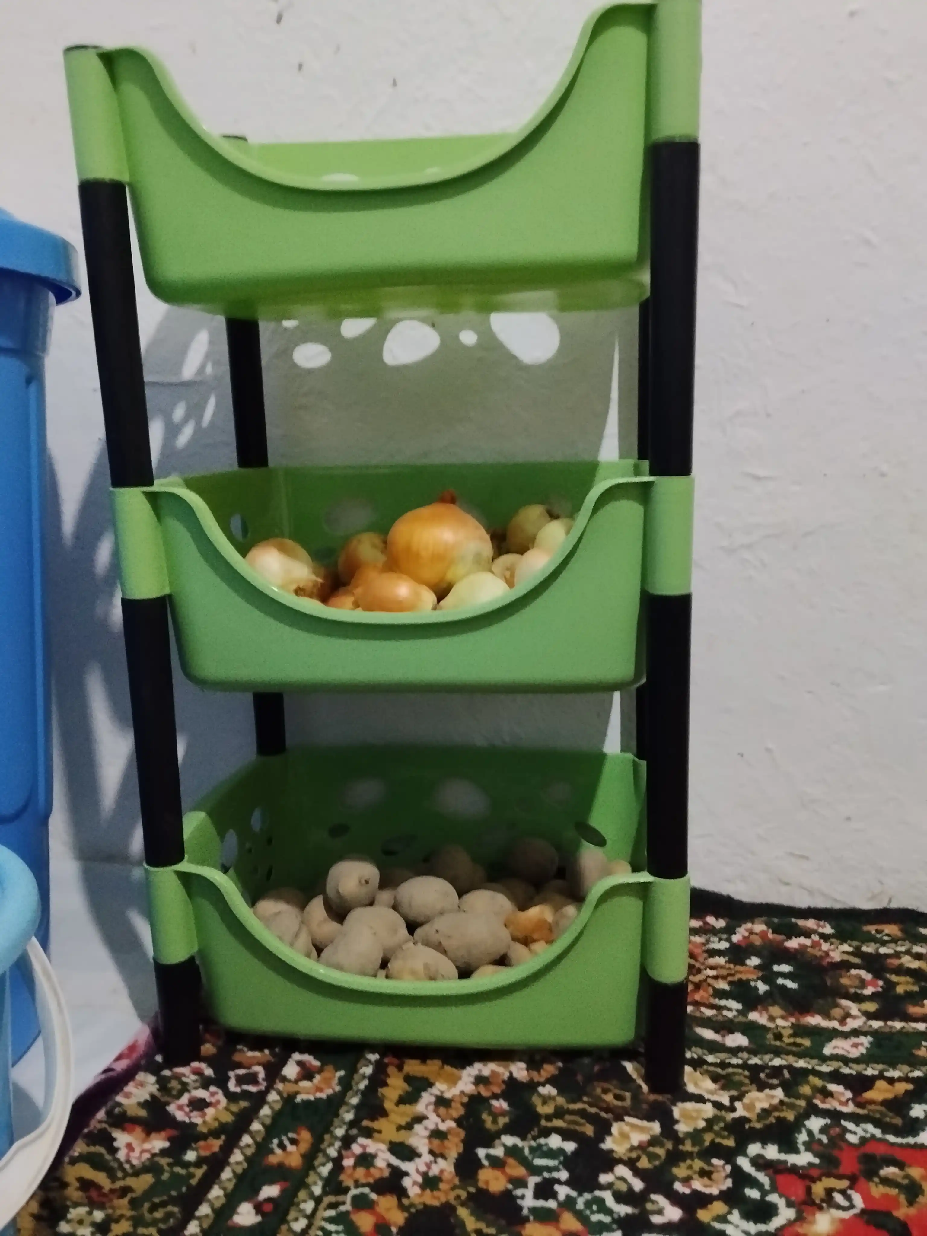 Plastik javon hammom, yotoq xona, oshxona uchun, yig'iladigan 3 va 4 qavat
