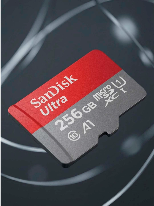 SanDisk Ultra microSDHC/microSDXC UHS-I xotira kartasi, 16/32/64/128/256 GB