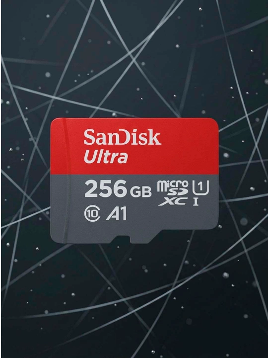 SanDisk Ultra microSDHC/microSDXC UHS-I xotira kartasi, 16/32/64/128/256 GB