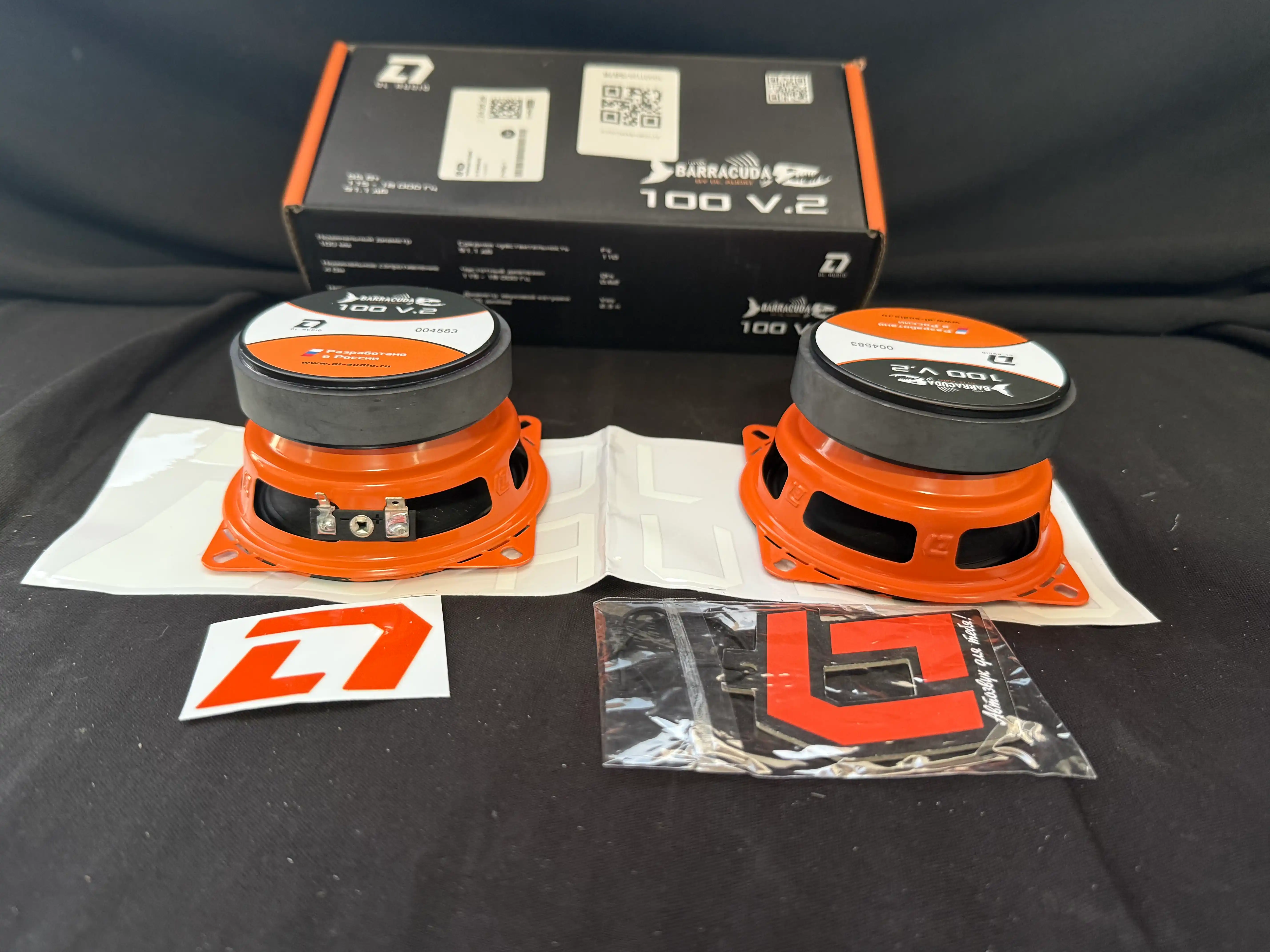 Автомобильные динамики DL Audio Barracuda 100 V.2 (10 см, 55 Вт)