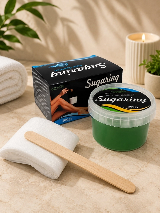Shugaring, epilyatsiya uchun professional shakar pastasi, universal, 150 gr, 300 gr