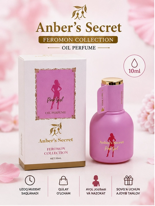 Женские духи с феромонами Amber’s Secret Fascinate, масляные, 10 мл - 