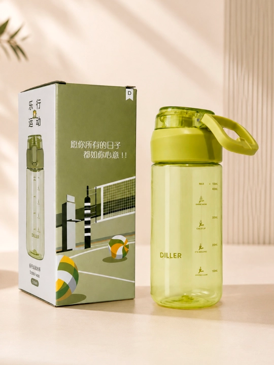 Спортивная бутылка для воды DILLER 550 мл
