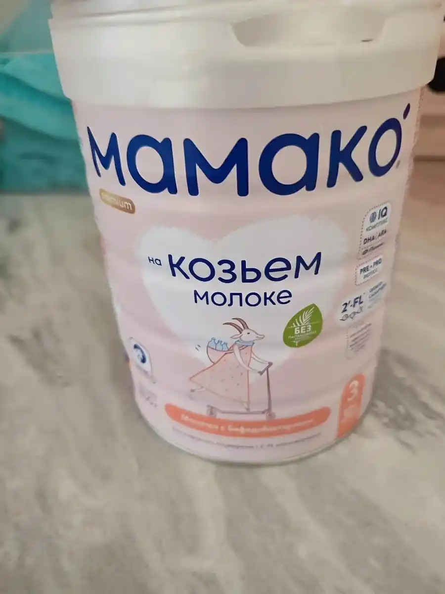 Детская смесь MAMAKO Premium 3 на козьем молоке 400/800 г 12+ мес