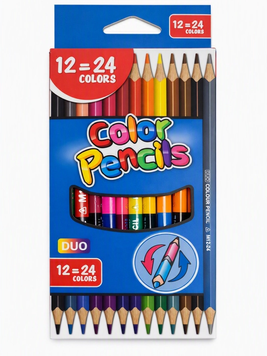 Maktab va ijod uchun rangli qalamlar to'plami - 