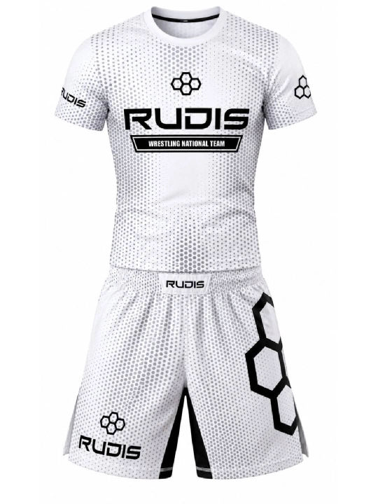 Erkaklar uchun sport kiyimlari to'plami RUDIS Wrestling (Futbolka va Shorti)