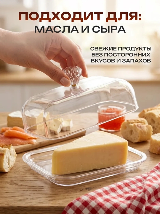 Масленка с крышкой для масла