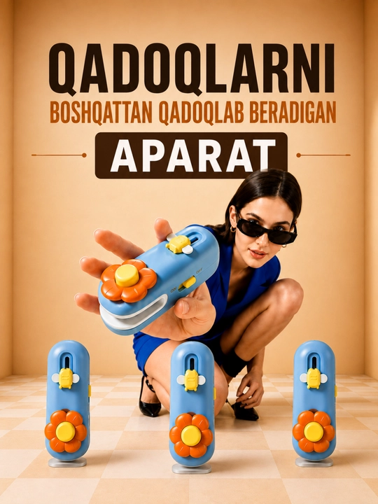 Paketlarni qadoqlagich ta 2 tasi 1 da