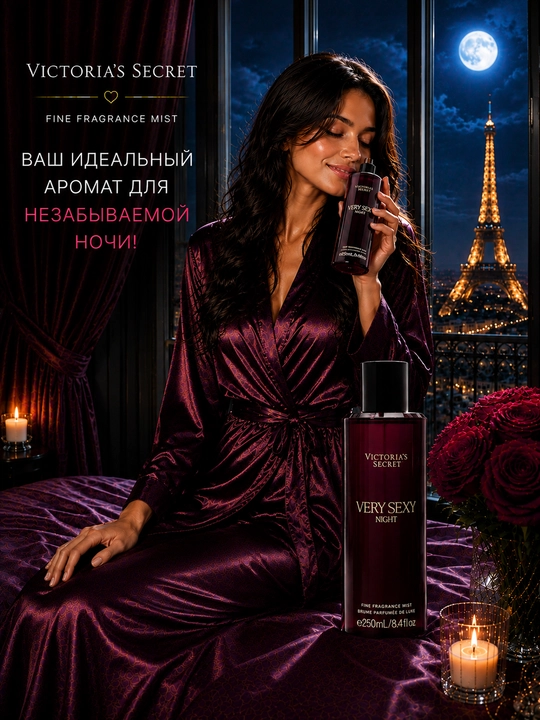 Парфюмированный спрей-мист для тела Victoria Secret, аромат для тела