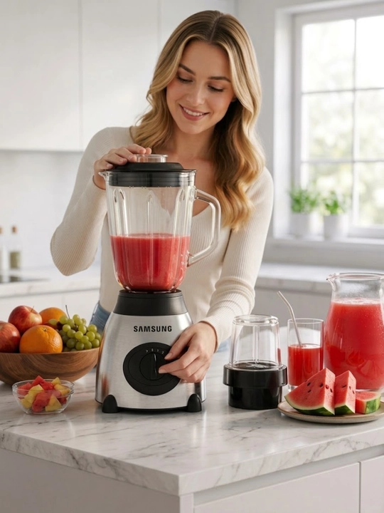 Statsionar blender, muz maydalaydigan 1,5 litrli smuzi-blender