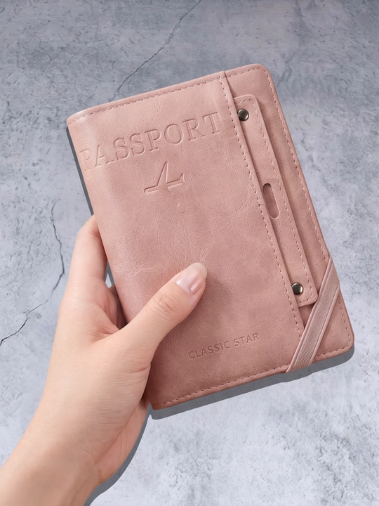 Чехол для паспорта, с чехлом для ID-карты, кошелек для документов, карт-холдер, 11×15 см - 