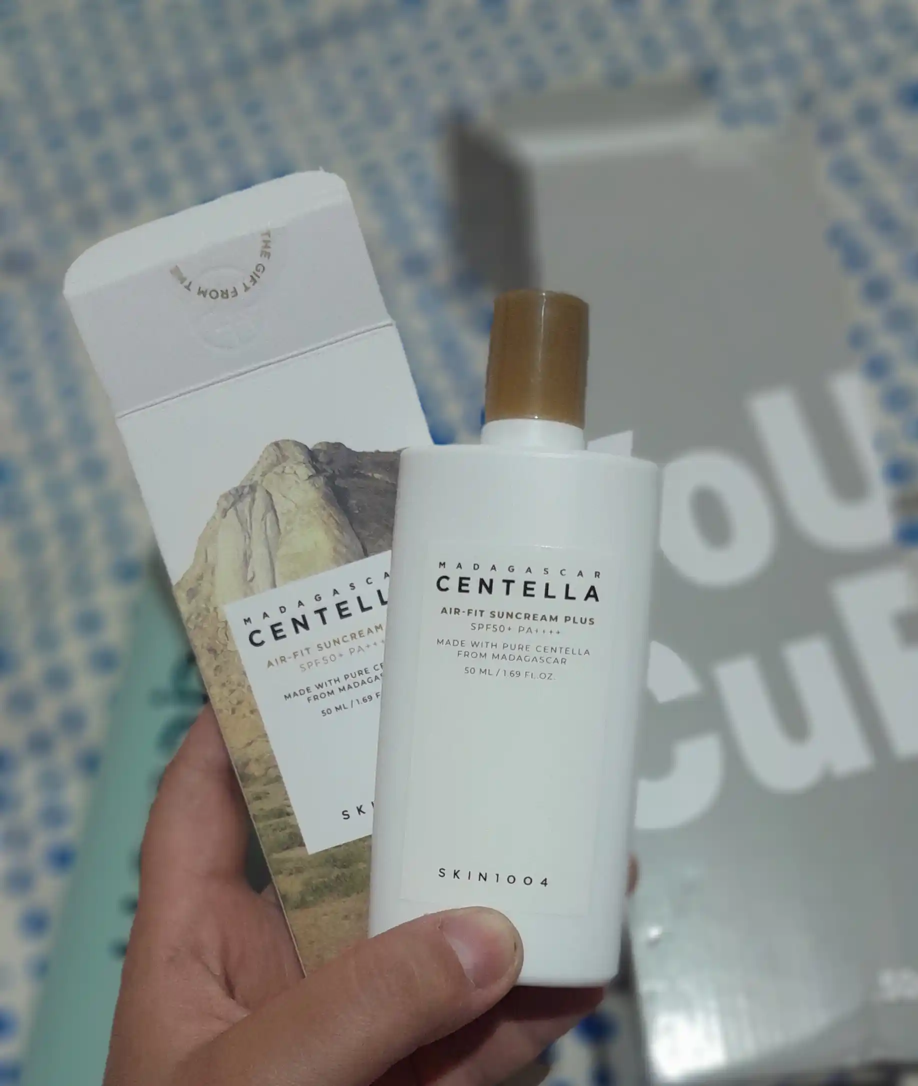 SPF 50+ Skin1004 Madagascar Centella quyoshdan himoya kremi SPF50+ PA++++, 50 ml