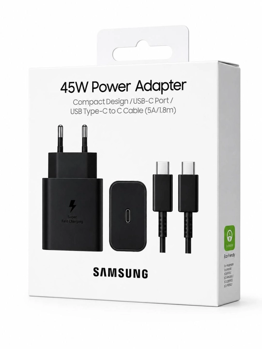 Samsung 45W zaryadlovchi adapter Type-C kabel 1.8m | zaryadlovchi Samsung 45W Type-C 5A - 