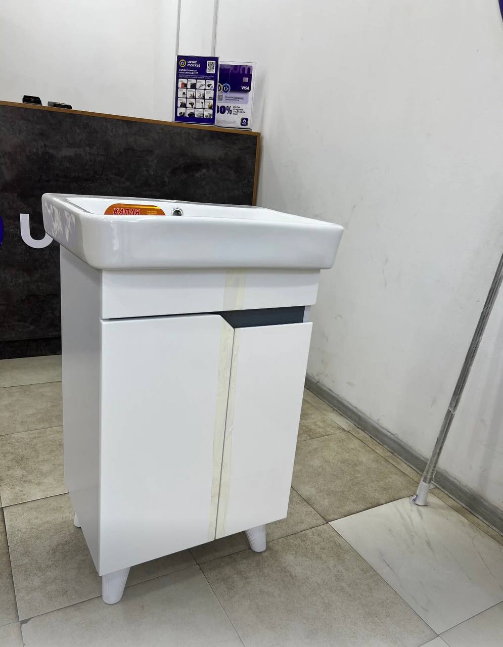 Shkafli lavabo (MDF) - smesitelsiz
