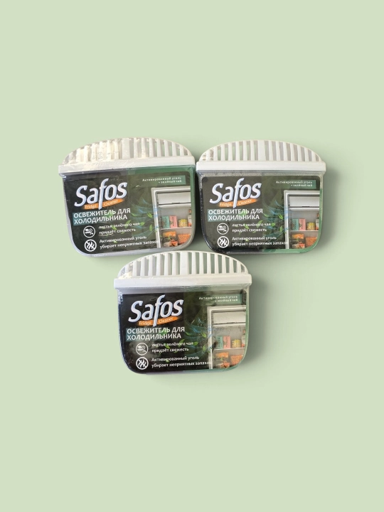 Safos Fridge Cleaner — освежитель и поглотитель запахов для холодильника