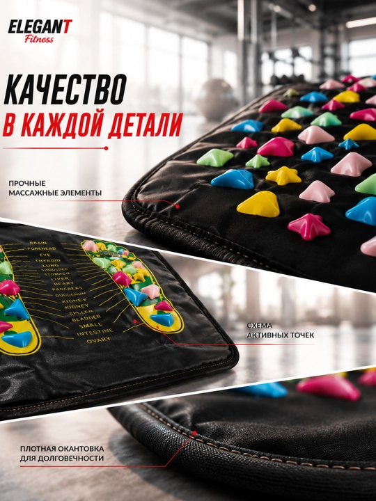Массажный коврик для ног — для расслабления и улучшения кровообращения