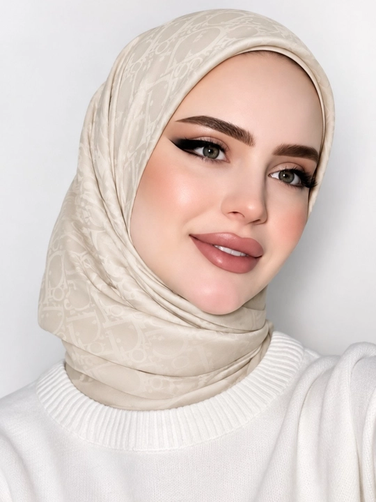 Женский платок Dior 90×90 см - 