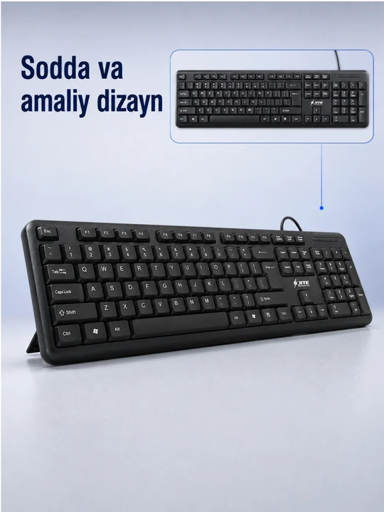 JITE KB-102 USB simli kompyuter klaviaturasi - 