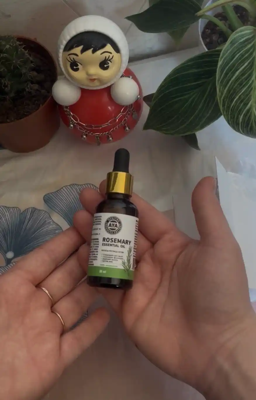 Soch va soqol o'stirish uchun rozmarin yog'i AYA, to'kilishiga qarshi serum, 30 ml