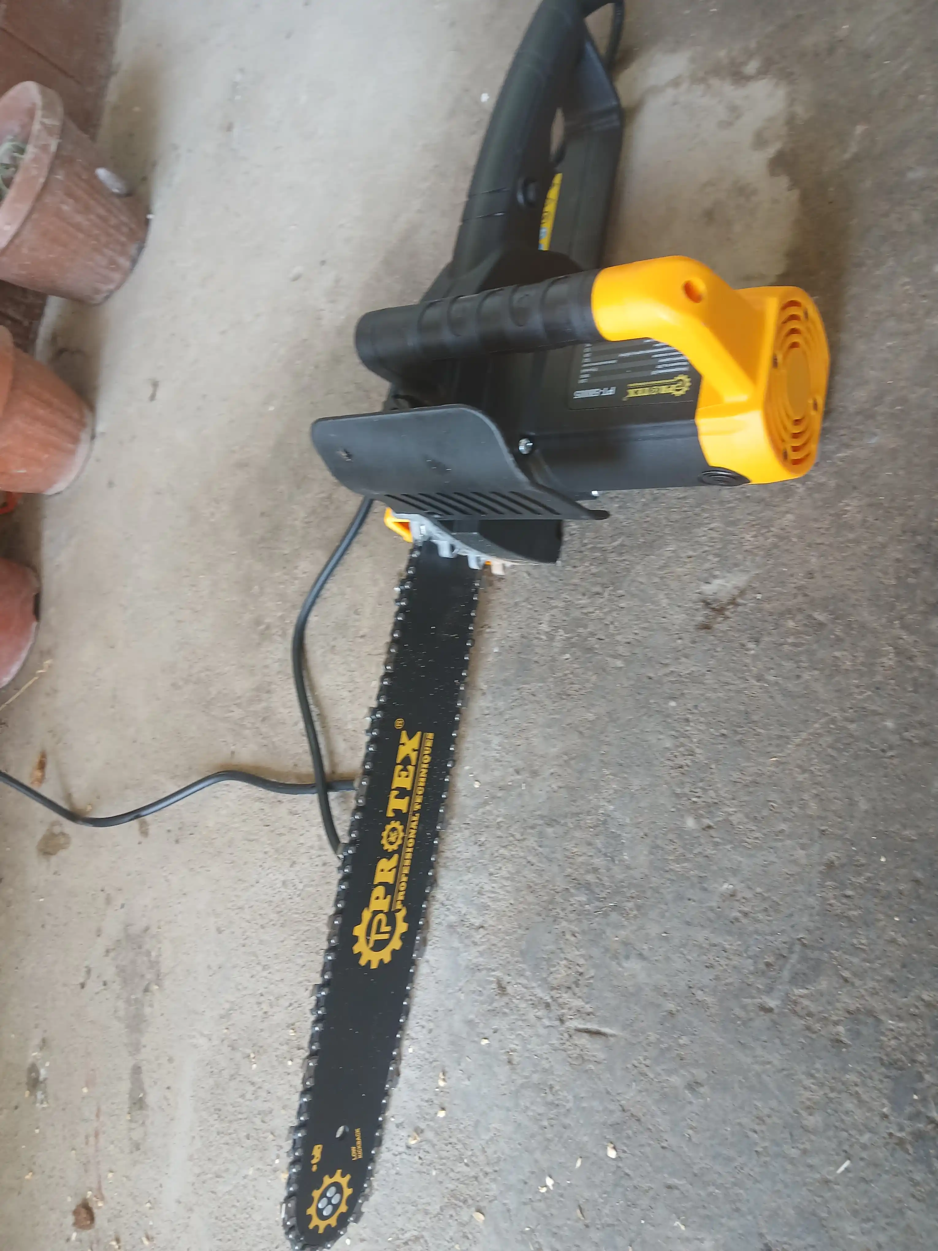 Protex 1800W 29T elektr zanjirli arrasi - Elektr arrani avtomatik moylash tizimi