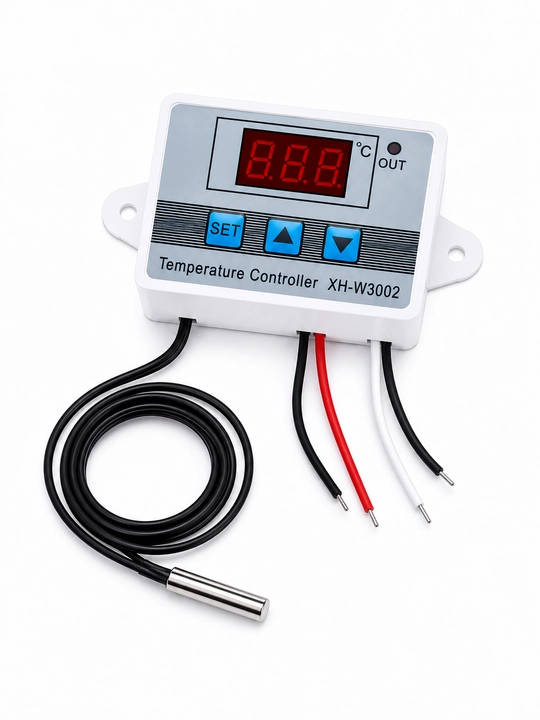 Raqamli termoregulyator XH-W3002, aqlli harorat nazorat qilgich datchik bilan (220V) - 