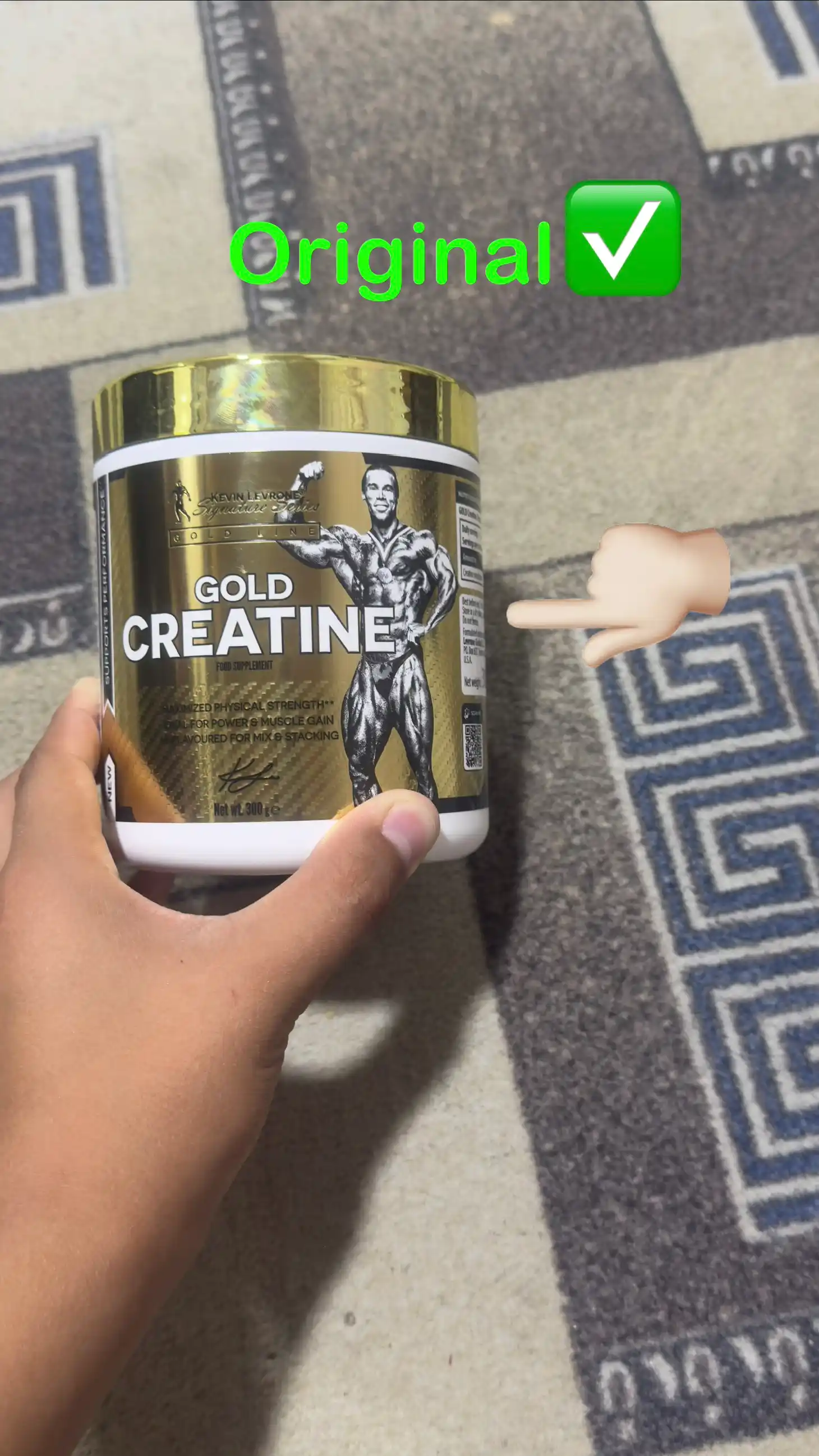 Креатин моногидрат "Kevin Levrone Gold Creatine", без вкуса, 300 г, 60 порций