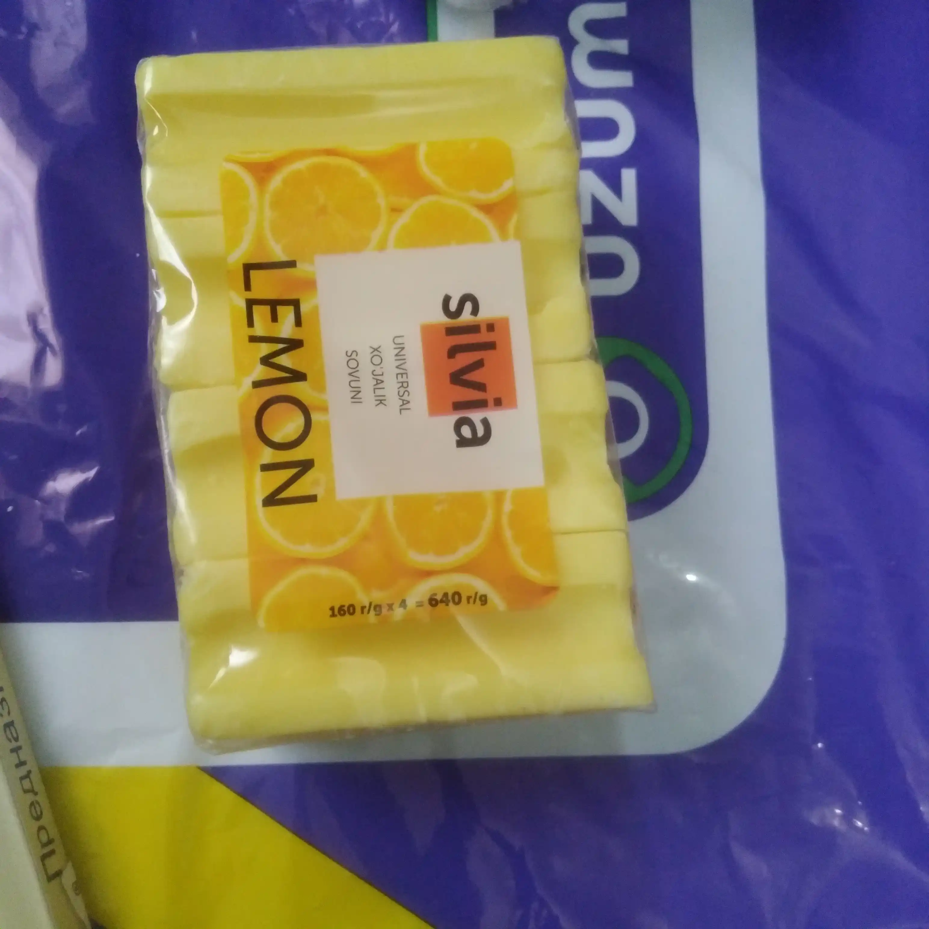 Silvia sovuni Limon ifori, 4 dona 160 g