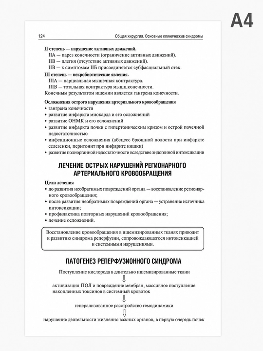 Umumiy xirurgiya. Asosiy klinik sindromlar