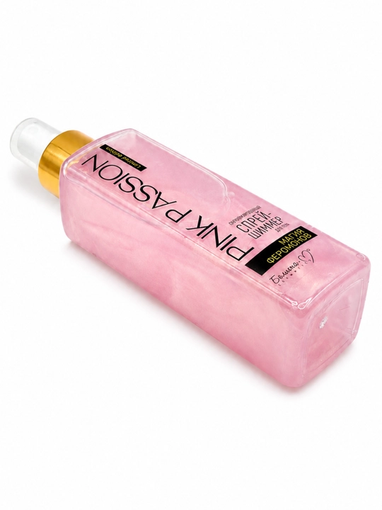 Belita-M Pink Passion tana uchun parfyumlangan shimmer-sprey, 150 g