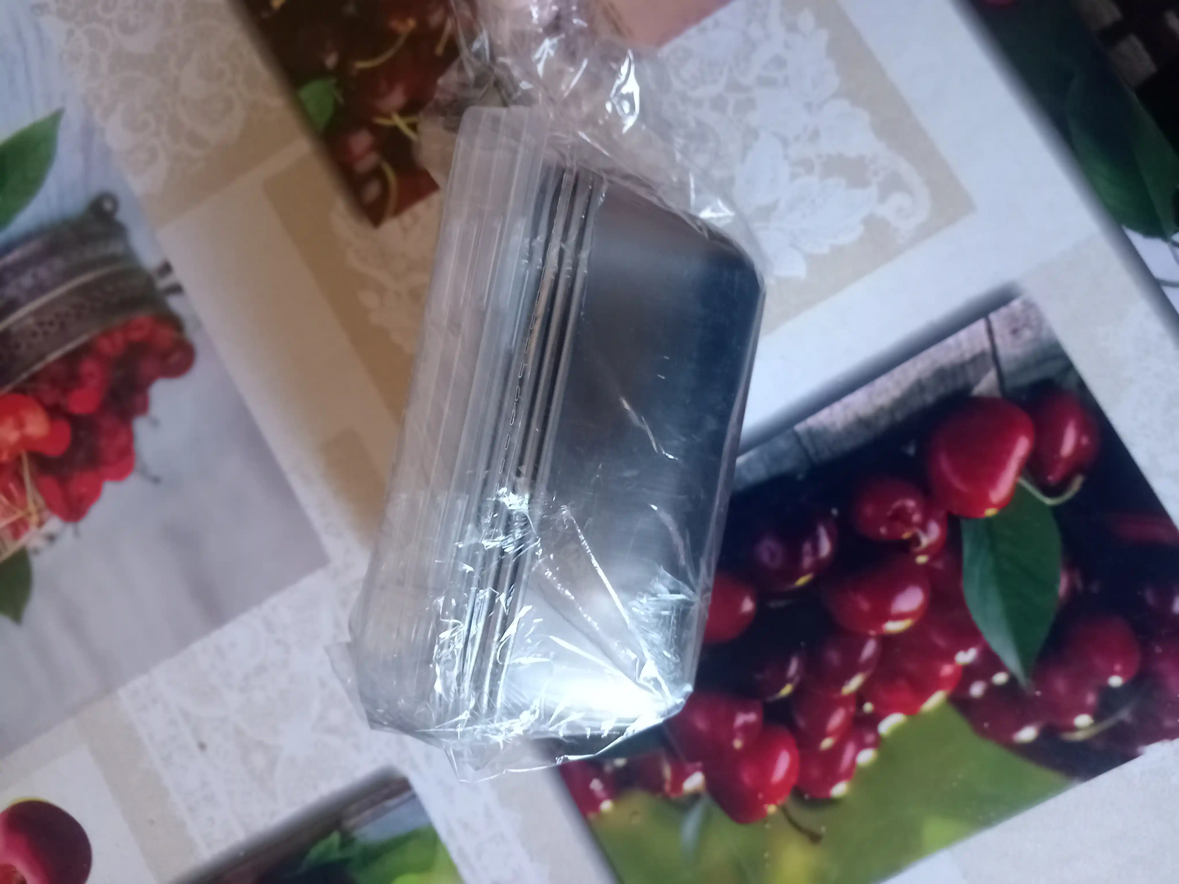 Zanglamaydigan po'latdan tayyorlangan oziq-ovqat saqlash konteyneri, qopqoqli 5/10 dona