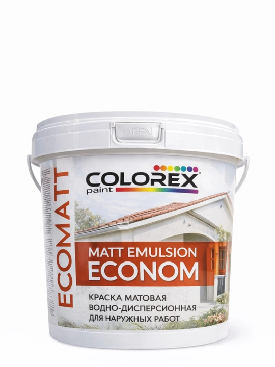 COLOREX Paint Econom Matt Emulsion — водно-дисперсионная матовая эмульсия для наружных